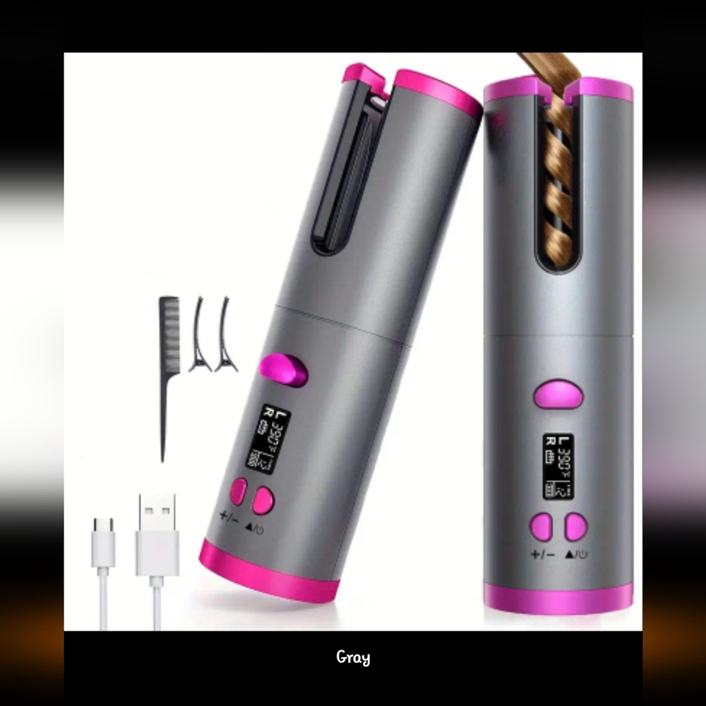 Cordless Automatic Curling Iron
